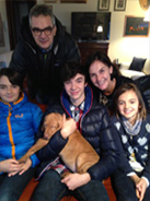 PAOLO CON FAMIGLIA E SAM GENNAIO 2014